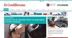 Desktop Screenshot of elcordillerano.com.ar